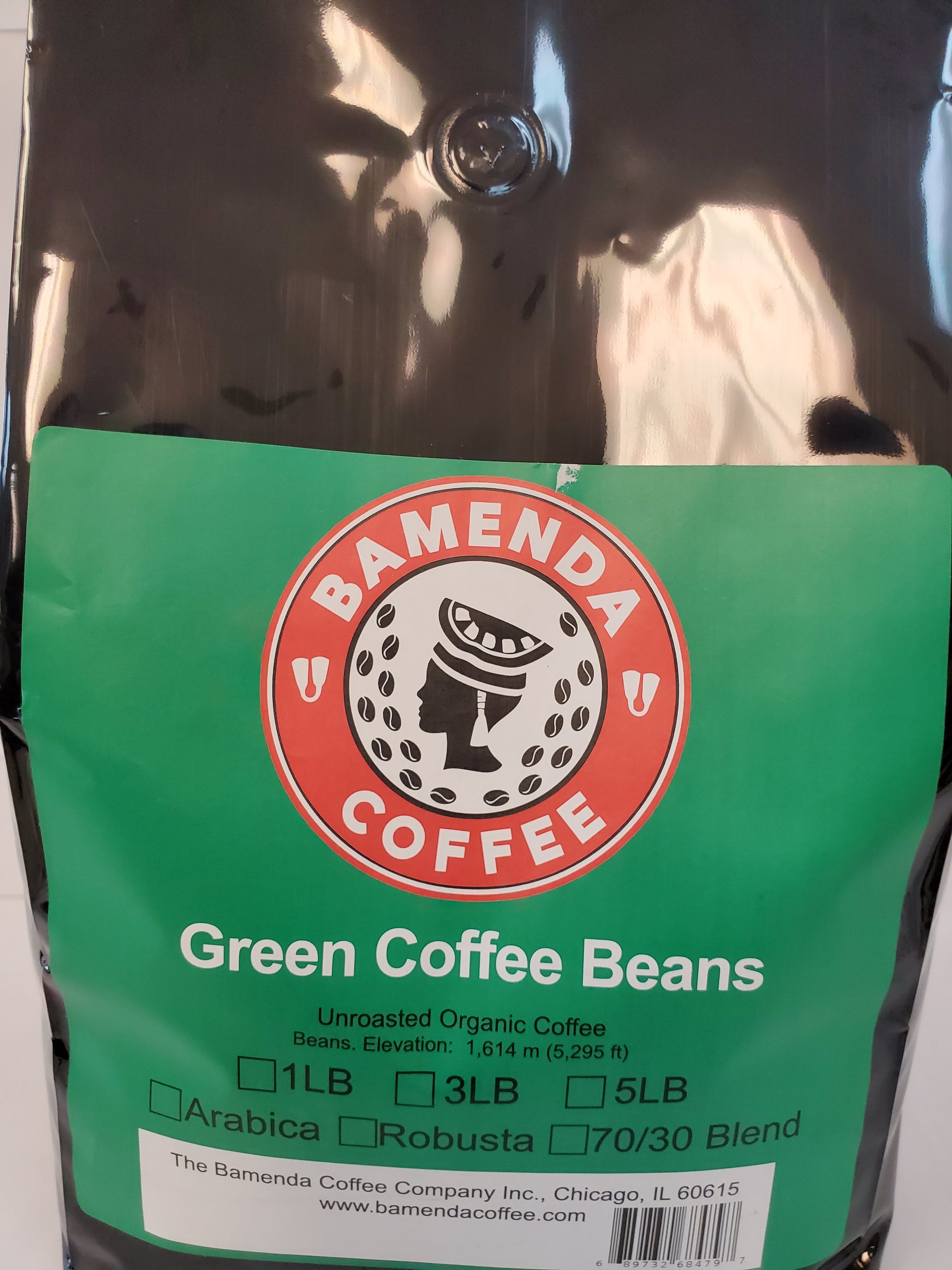 Green Coffee Beans, 100% Arabica (5 LBS, 3 LBS, 1LBS, UnRoasted) - Bamenda Coffee