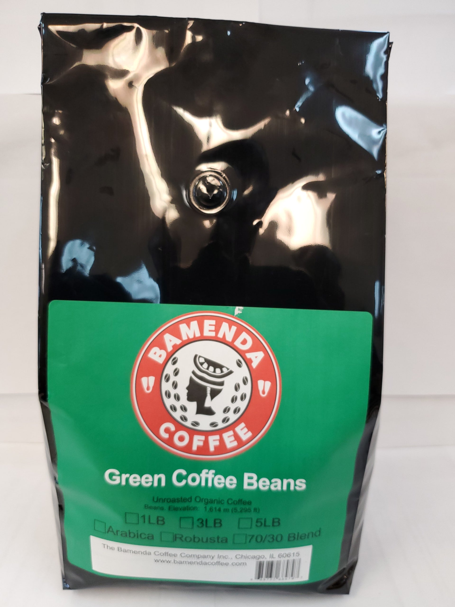 Green Coffee Beans, 100% Arabica (5 LBS, 3 LBS, 1LBS, UnRoasted) - Bamenda Coffee