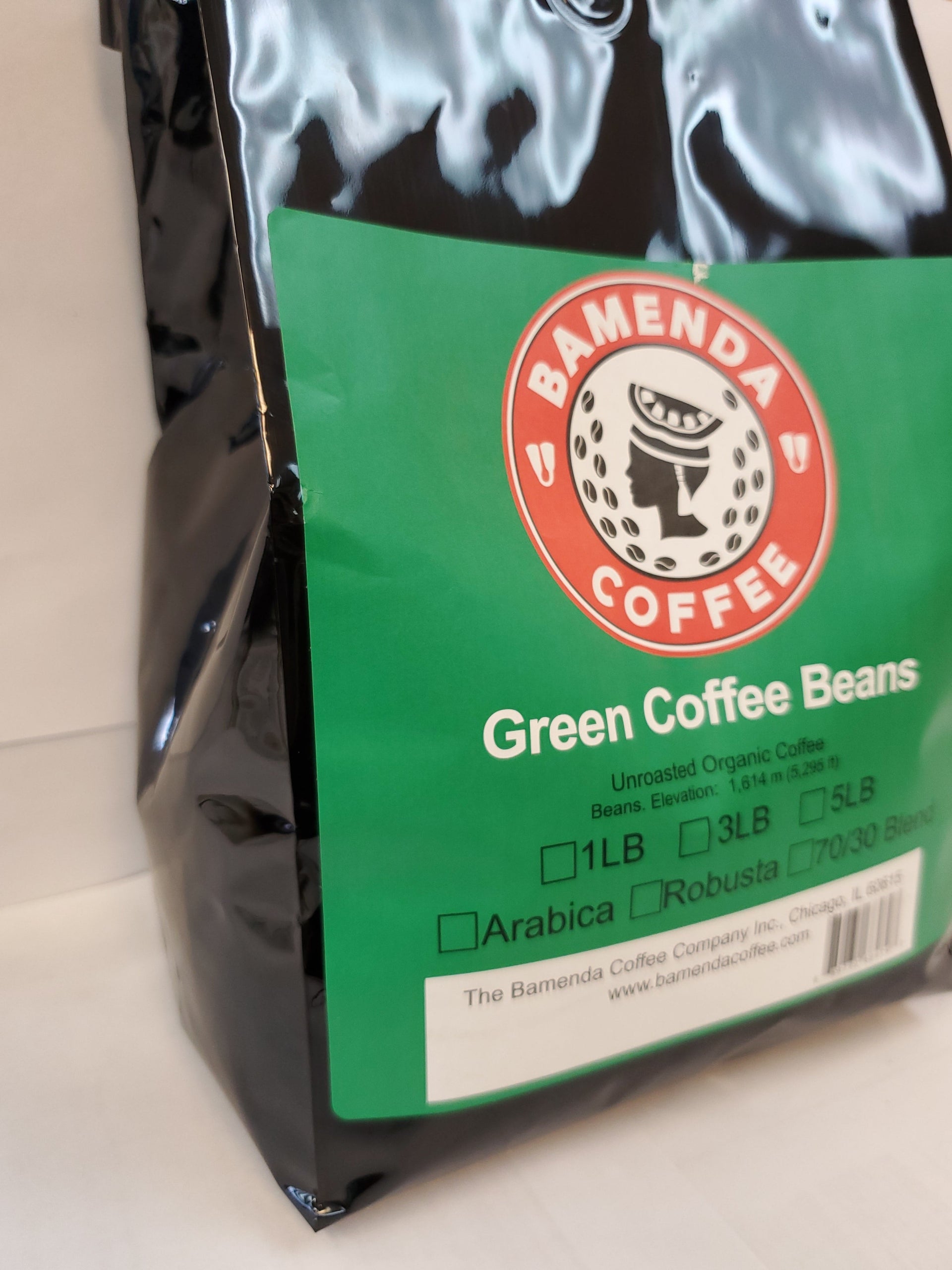 Green Coffee Beans, 100% Arabica (5 LBS, 3 LBS, 1LBS, UnRoasted) - Bamenda Coffee