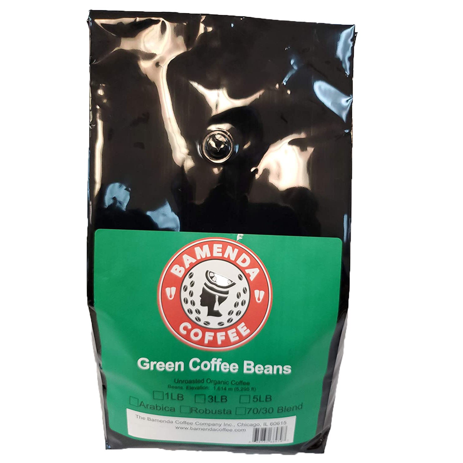 Green Coffee Beans, 100% Arabica (5 LBS, 3 LBS, 1LBS, UnRoasted) - Bamenda Coffee