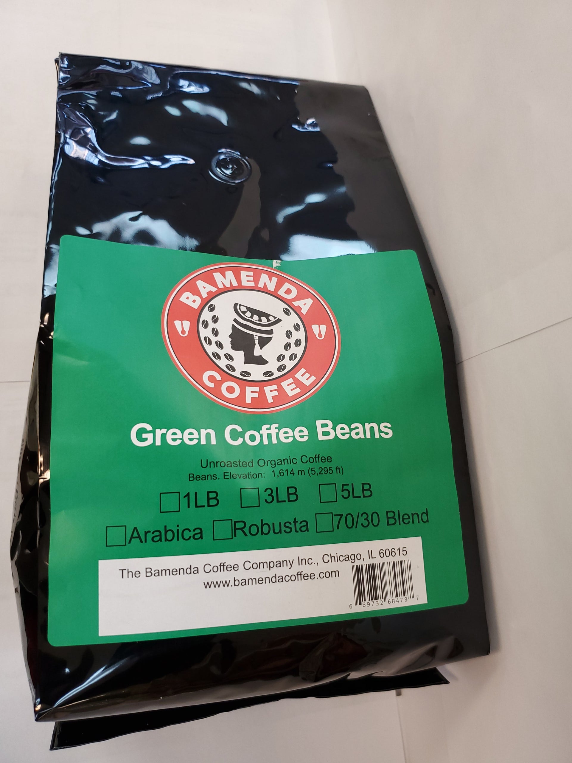 Green Coffee Beans, 100% Arabica (5 LBS, 3 LBS, 1LBS, UnRoasted) - Bamenda Coffee